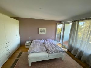 Möblierte Wohnung streichen-Schlafzimmer nachher