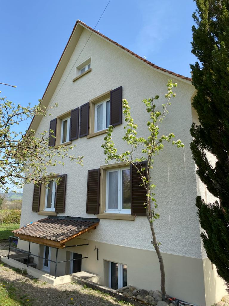 Fassade Rückansicht - nach der Fassaden Renovation